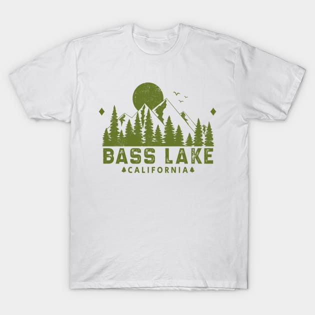 Bass Lake California Mountain View T-Shirt by HomeSpirit